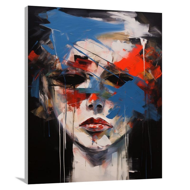 Abstract Figure: Faces Unveiled - Canvas Print