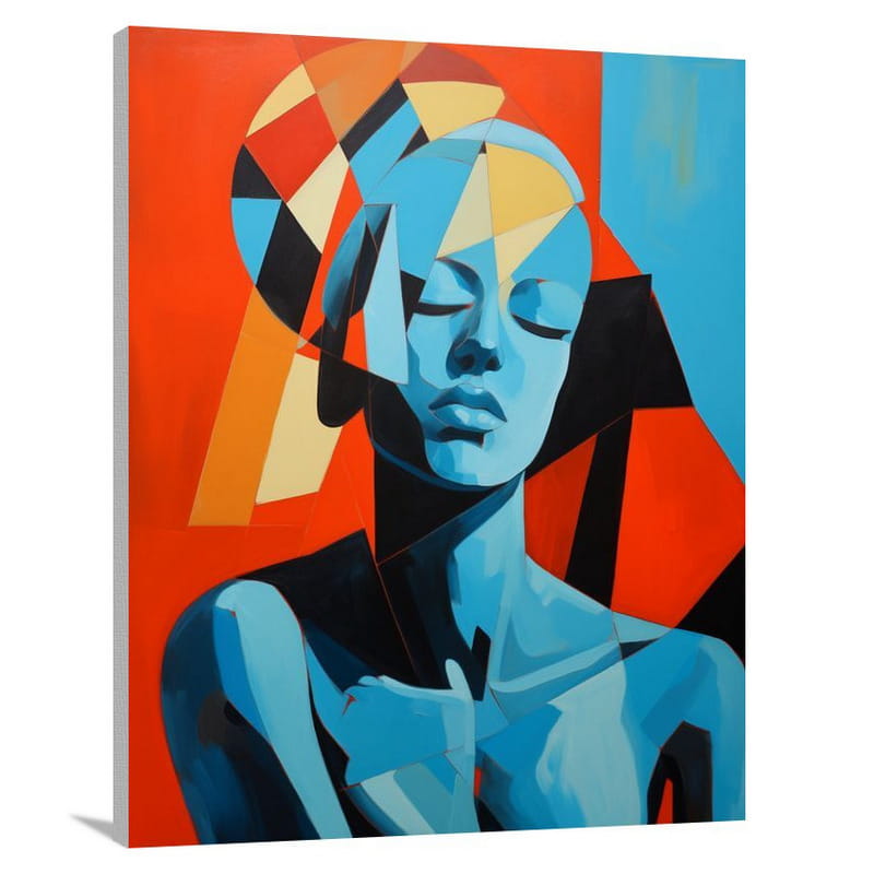 Abstract Figure: Fragments of Humanity - Canvas Print