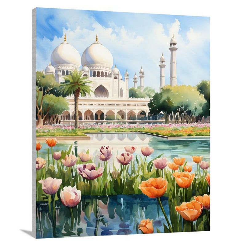 Abu Dhabi Oasis - Canvas Print