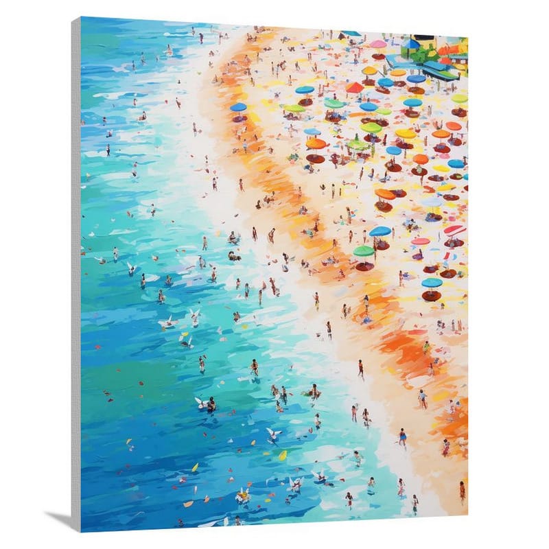 Aerial Beach - Canvas Print