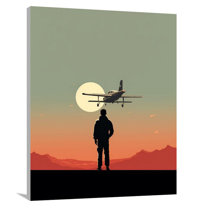 Air Force Solitude - Canvas Print
