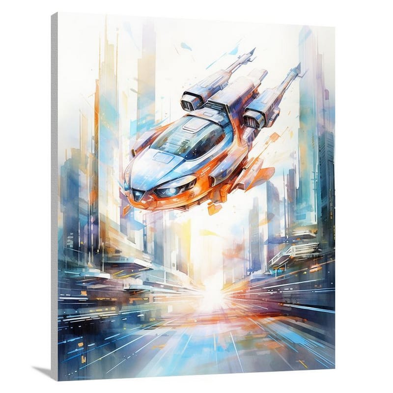Airborne Metropolis - Canvas Print