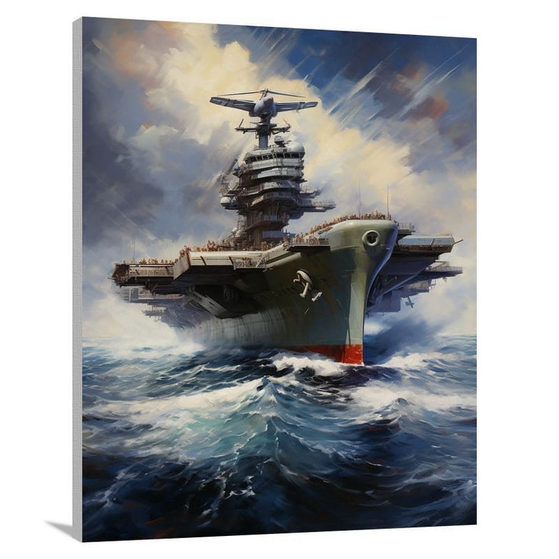 Aircraft Carrier Majesty - Canvas Print