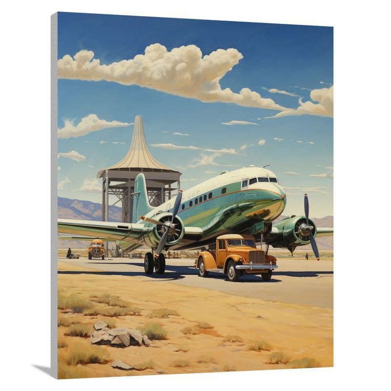 Airport Oasis - Canvas Print