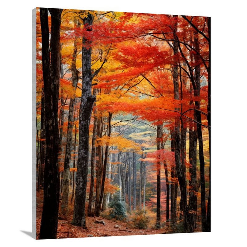 Alabama's Autumn Journey - Canvas Print