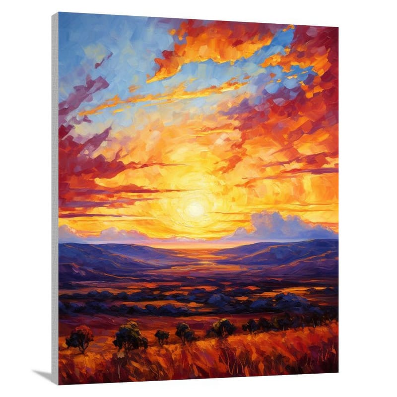 Alabama's Majestic Sunset - Canvas Print