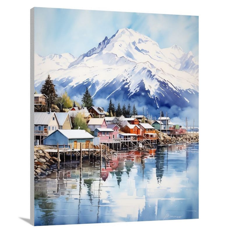 Alaska's Serene Haven - Canvas Print