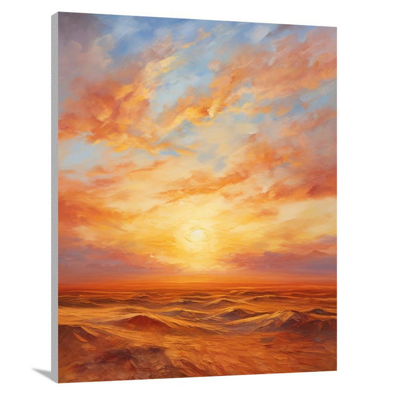Algerian Sands - Impressionist 2 - Canvas Print