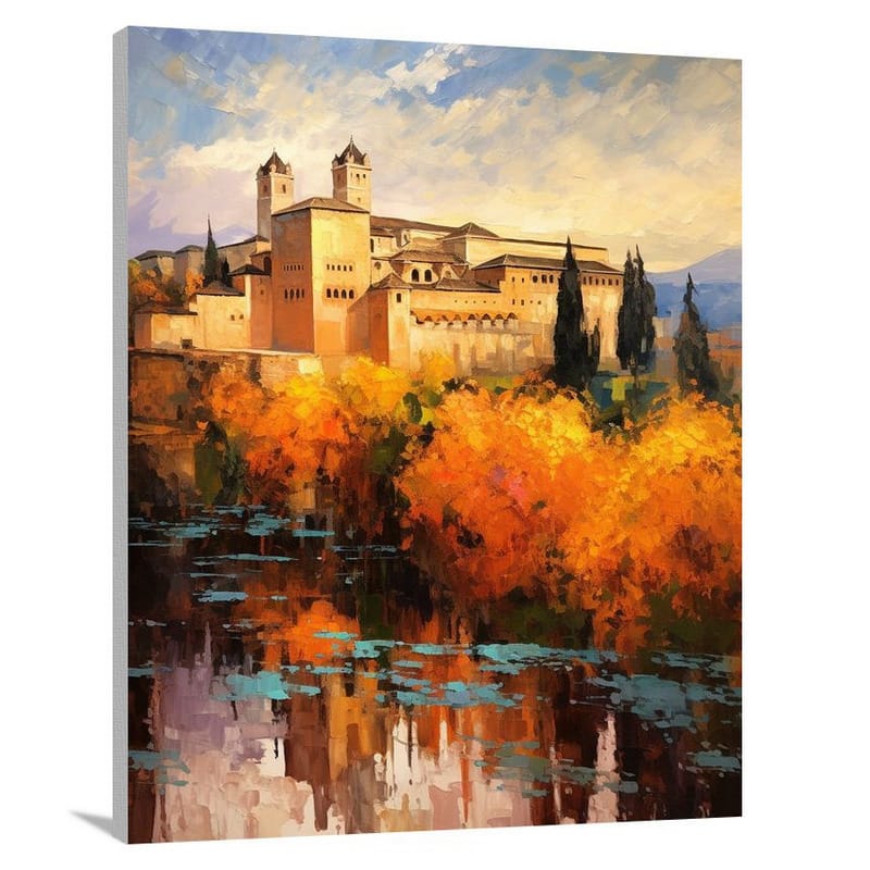 Alhambra at Dusk - Canvas Print