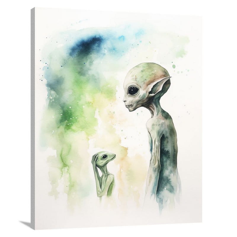 Alien Encounter - Canvas Print