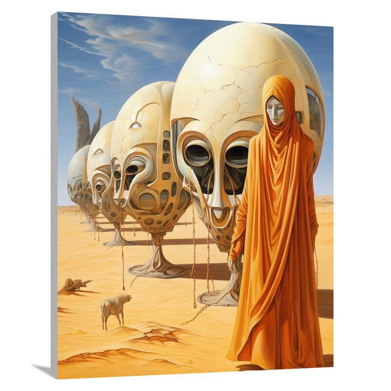 Alien Sands of Tunisia - Canvas Print