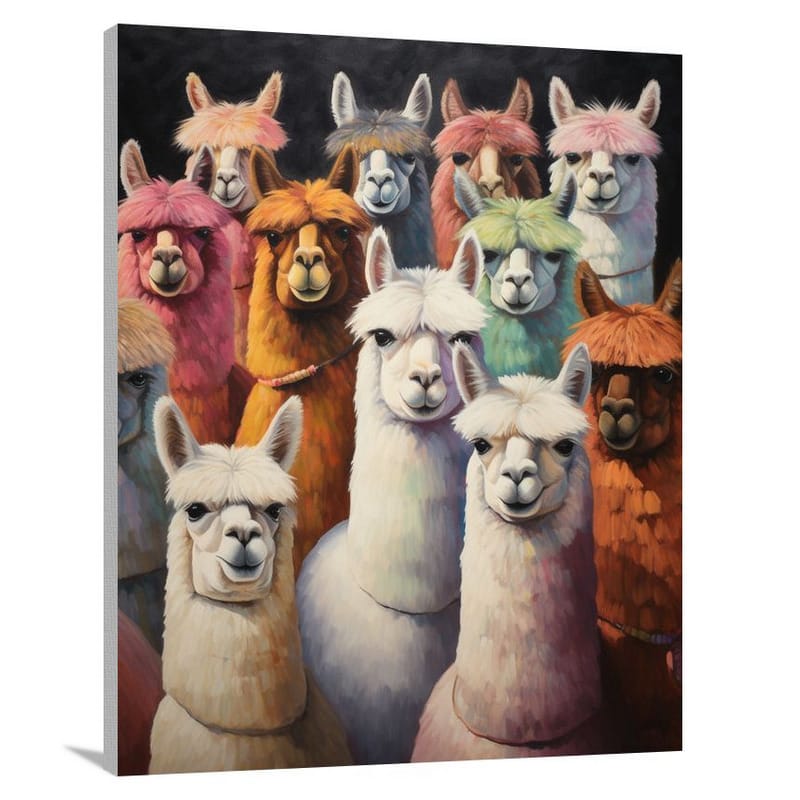 Alpaca Harmony - Canvas Print