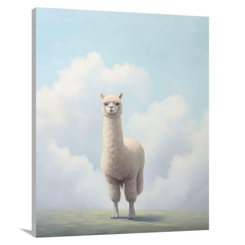 Alpaca's Solitude - Canvas Print