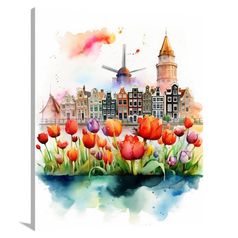 Amsterdam Blooms - Canvas Print