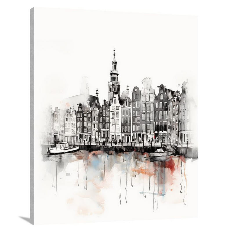 Amsterdam's Nightbeat - Canvas Print