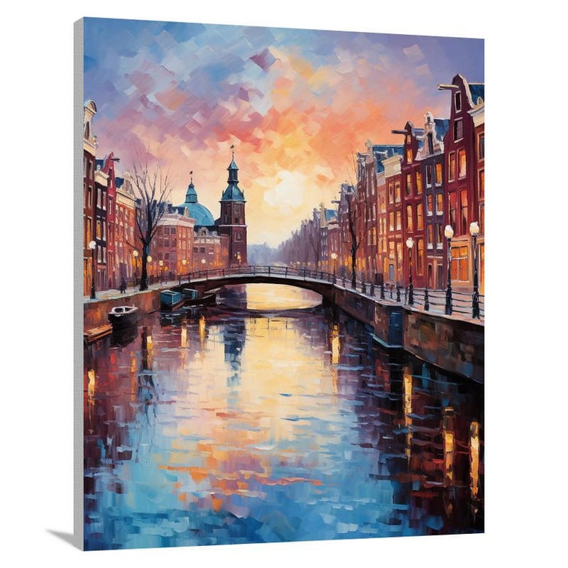 Amsterdam's Reflections - Canvas Print