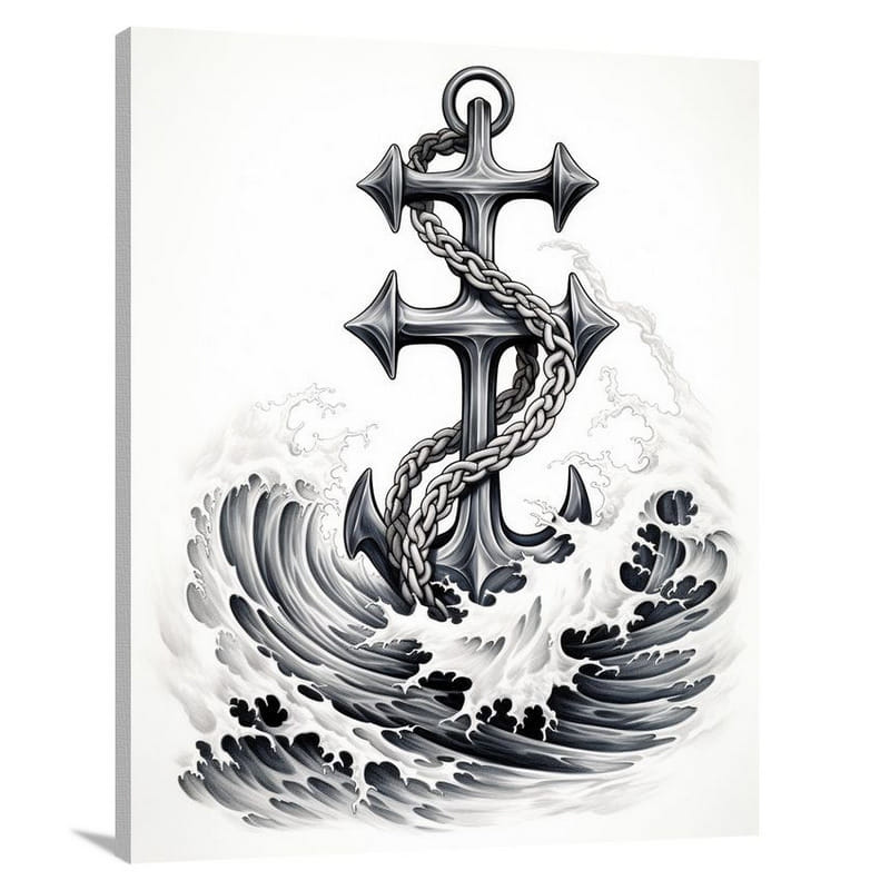 Anchored Resilience - Canvas Print