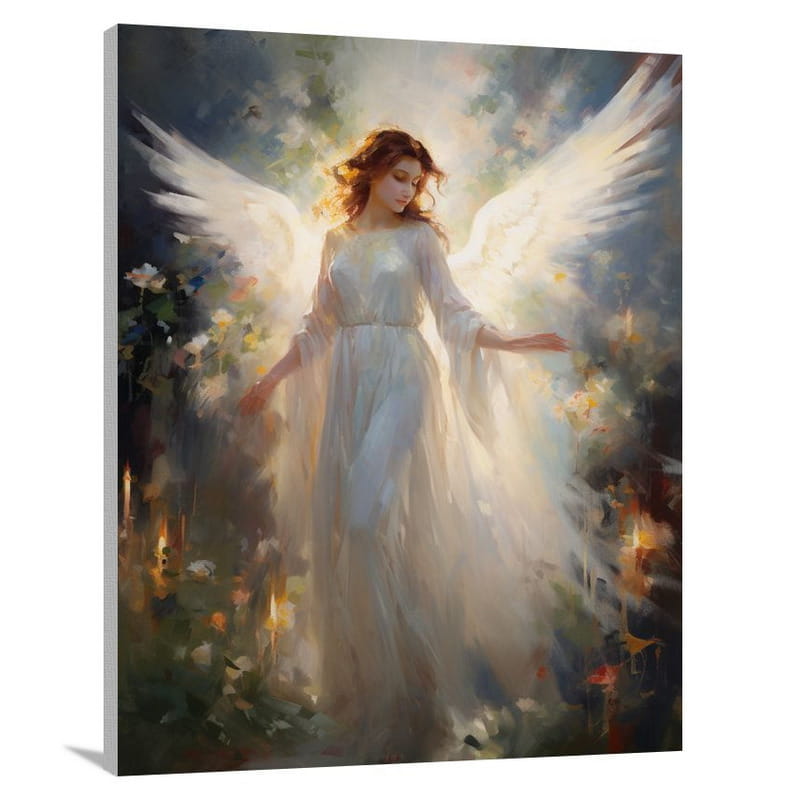 Angel's Descent - Impressionist - Canvas Print