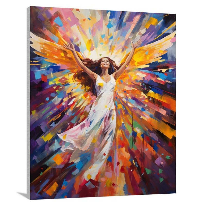 Angel's Embrace - Pop Art - Canvas Print