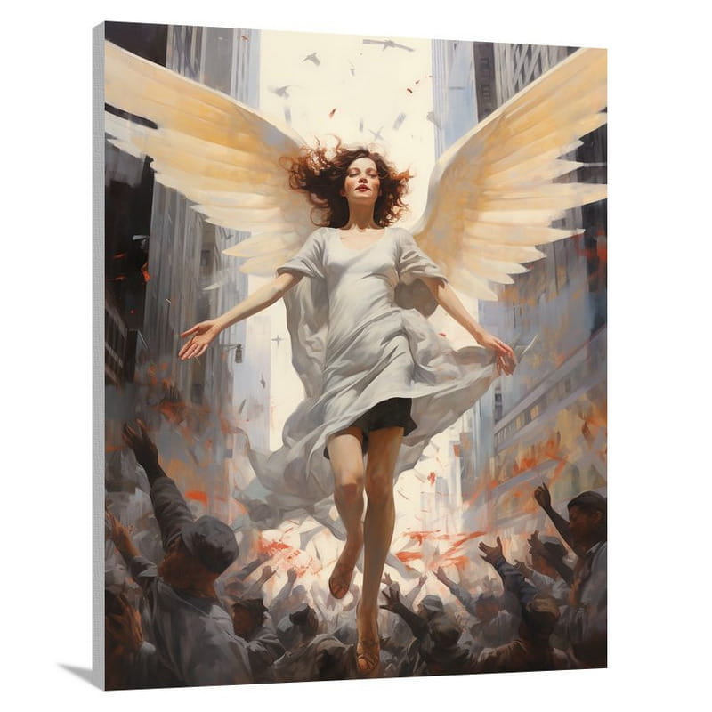 Angel's Guidance - Contemporary Art - Canvas Print
