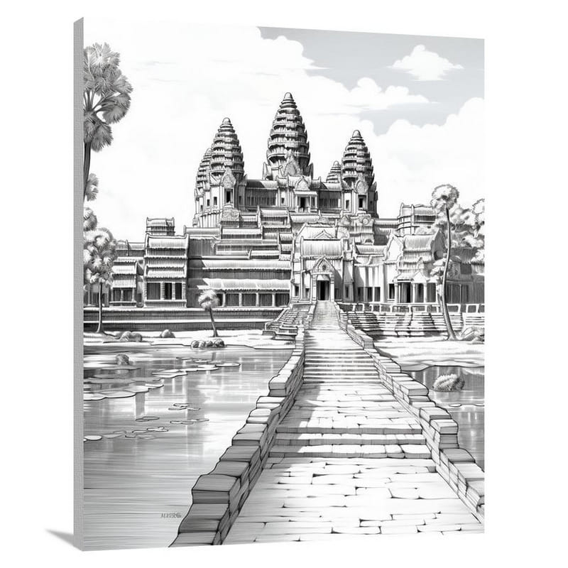 Angkor Wat: Timeless Majesty - Canvas Print