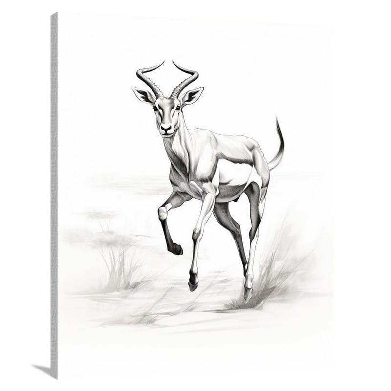 Antelope's Dance of Freedom - Canvas Print