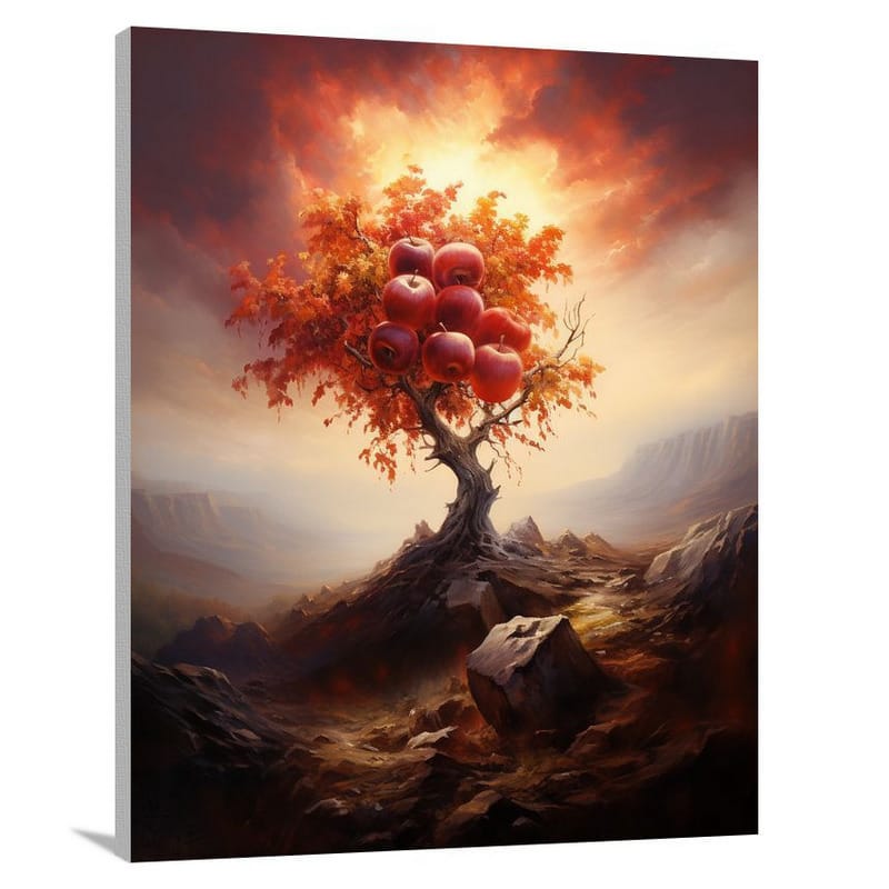 Apple - Contemporary Art - Canvas Print