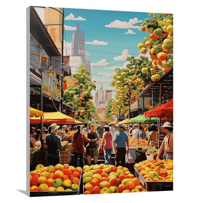 Apple Harvest - Pop Art 2 - Canvas Print