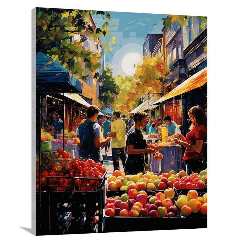 Apple Harvest - Pop Art - Canvas Print
