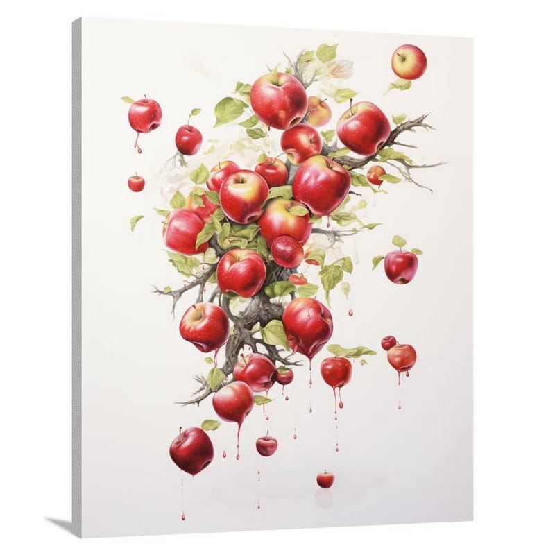 Apple Harvest - Watercolor - Canvas Print
