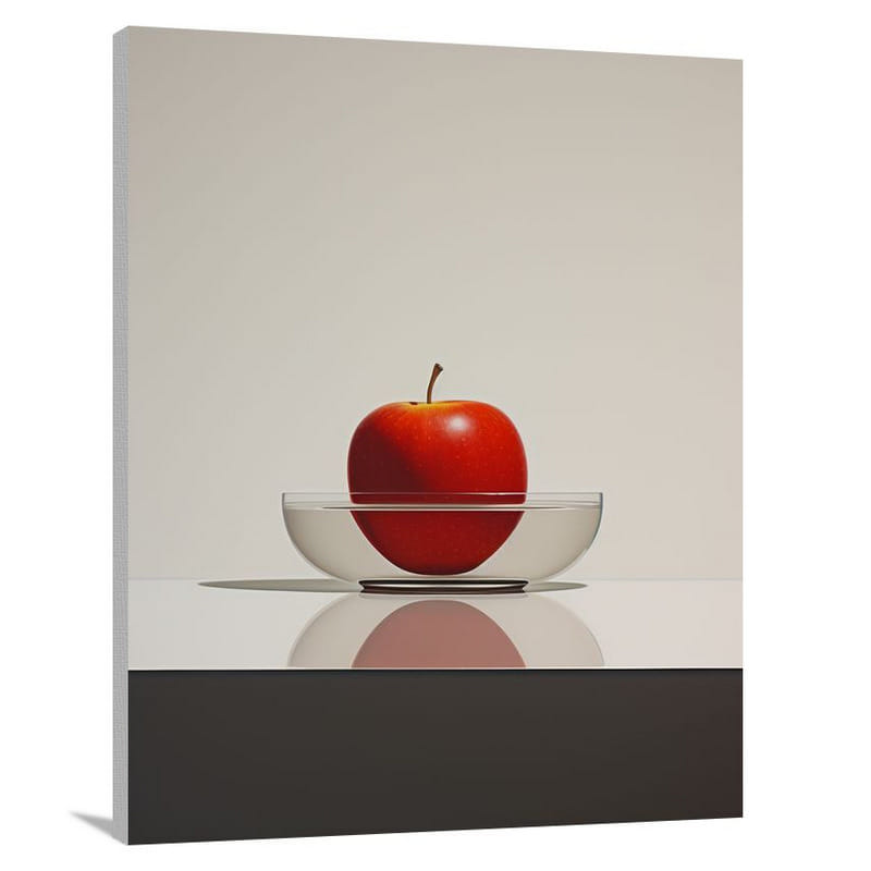 Apple Temptation - Minimalist - Canvas Print