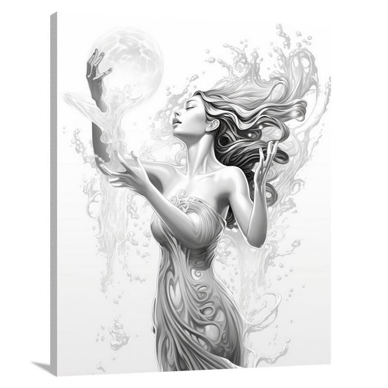 Aquarius Ascendance - Canvas Print