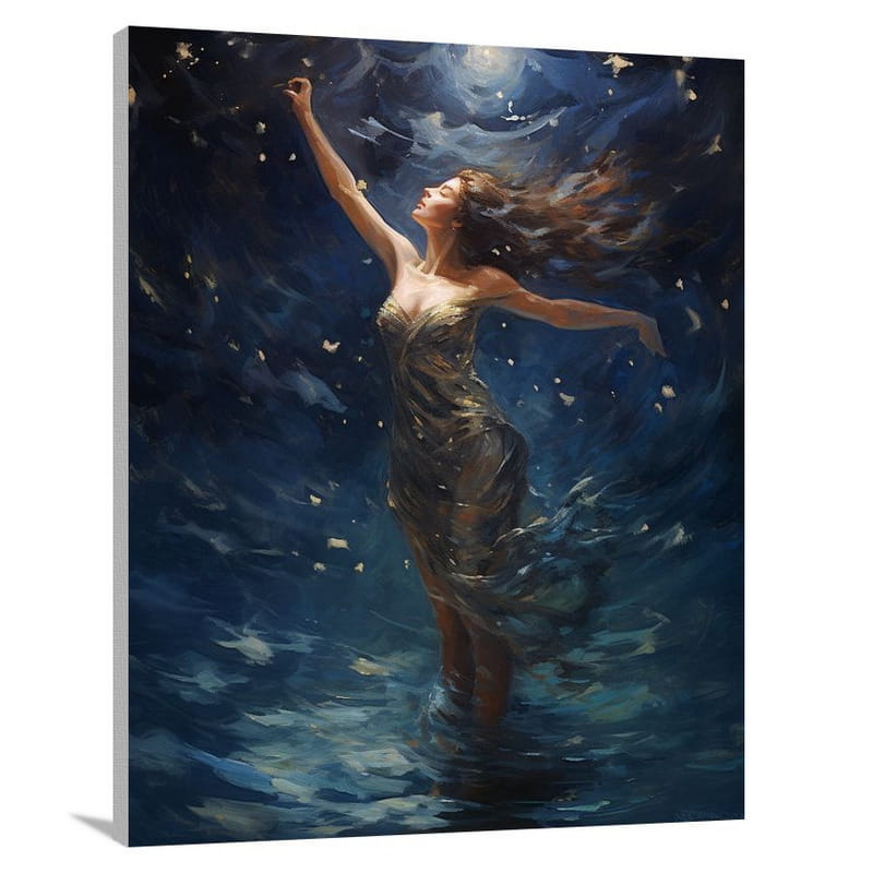 Aquarius Enchantress - Canvas Print