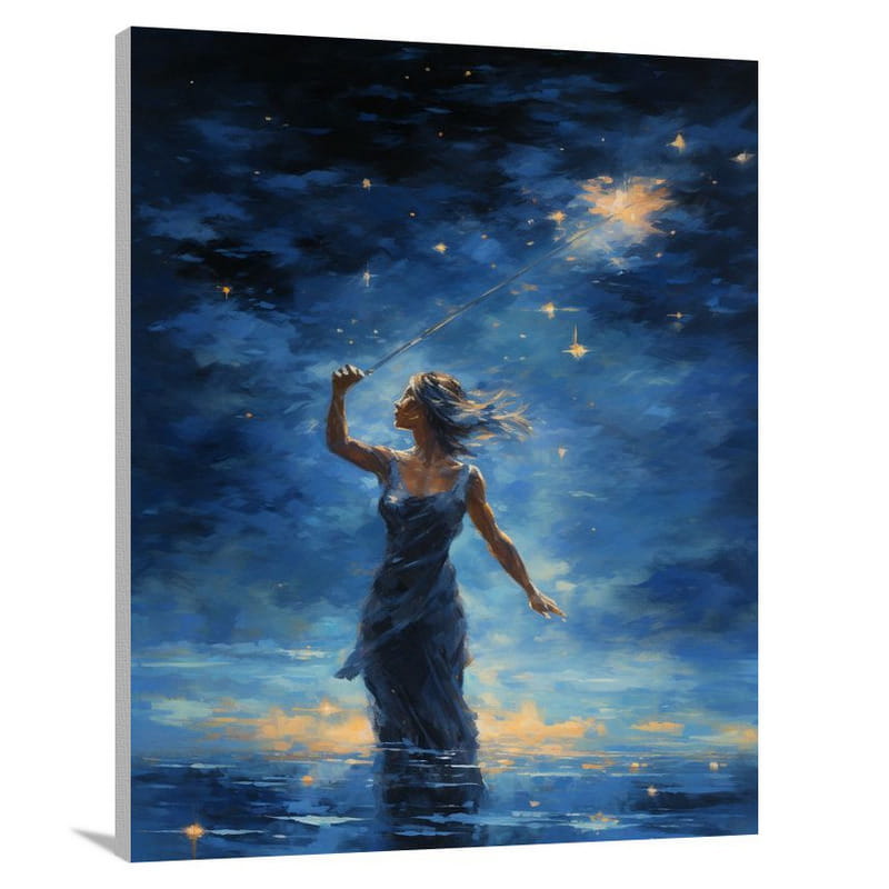 Aquarius Enchantress - Impressionist - Canvas Print