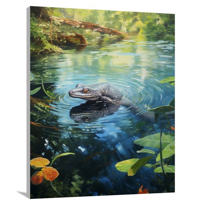 Aquatic Symphony - Canvas Print