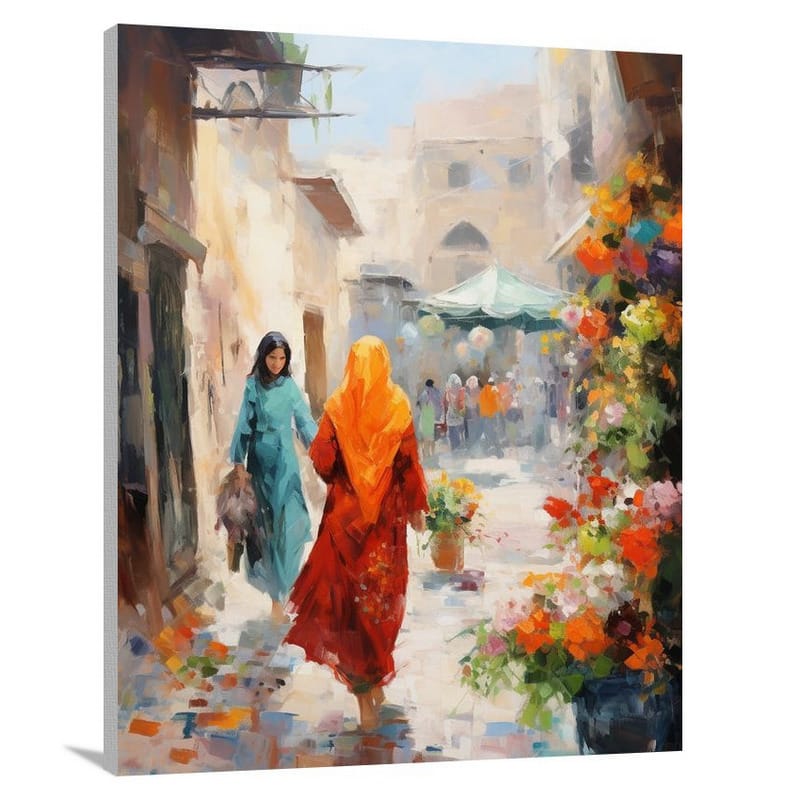 Arab Culture: A Tapestry of Life - Canvas Print