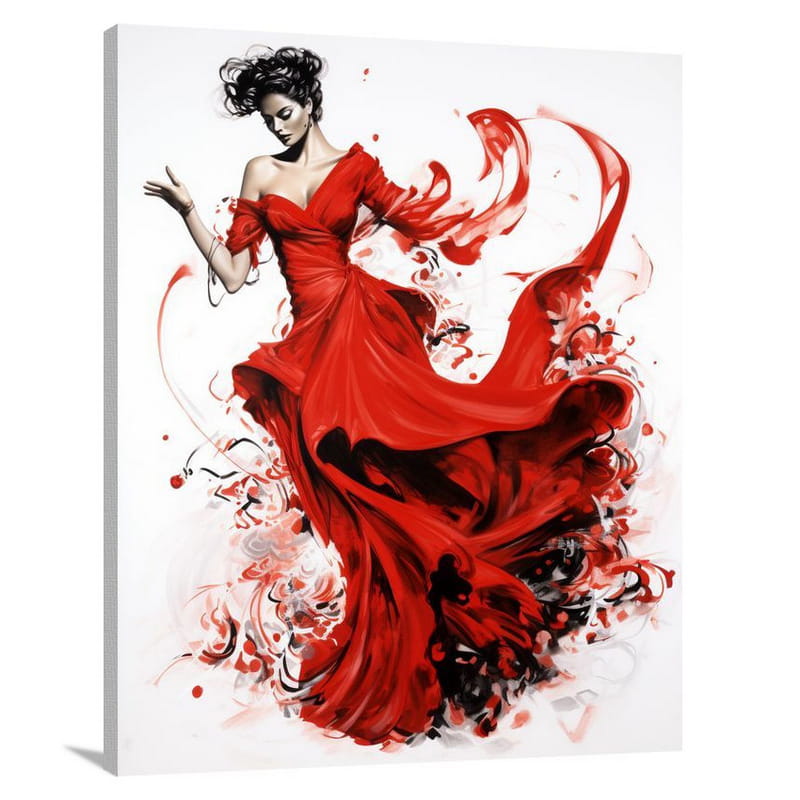 Arab Culture: The Flamenco Passion - Canvas Print