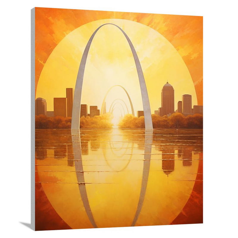 Architectural Reflections - Canvas Print