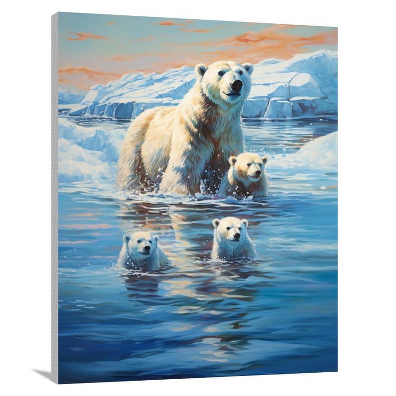 Arctic Symphony - Contemporary Art - Canvas Print