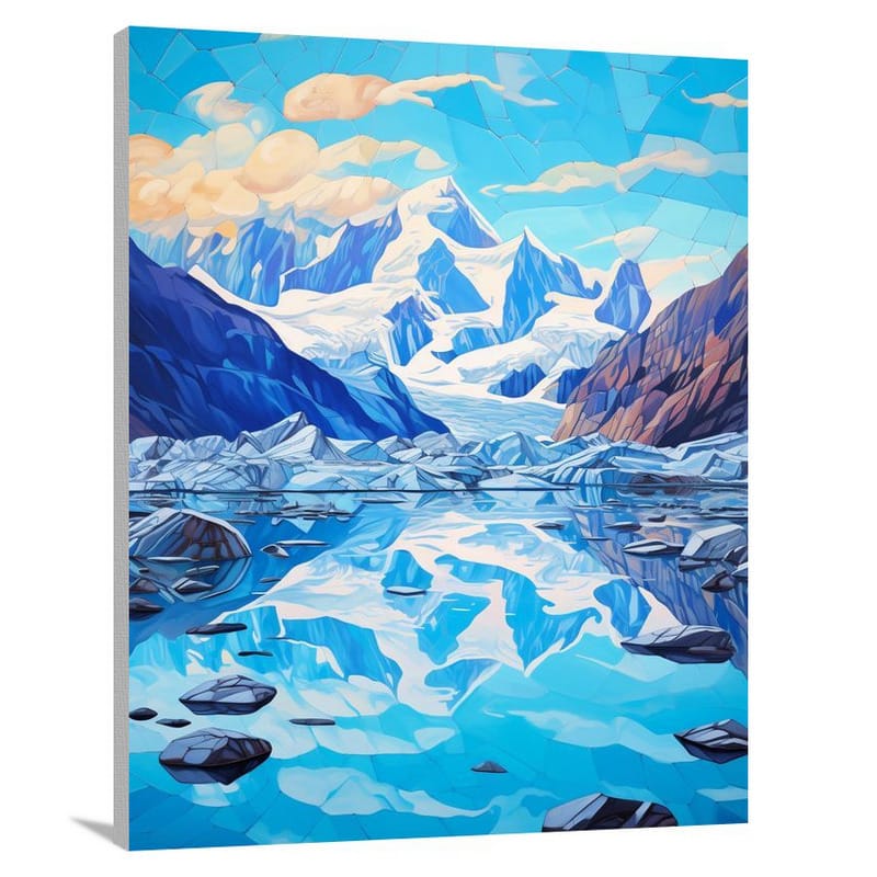 Argentina's Glacial Majesty - Canvas Print
