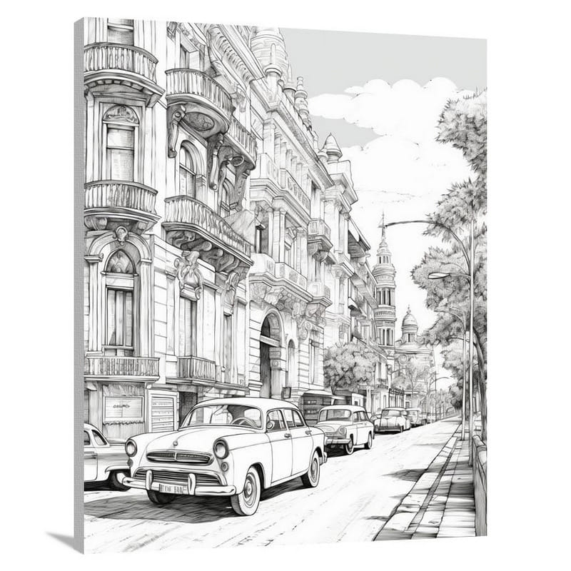 Argentina's Urban Symphony - Canvas Print