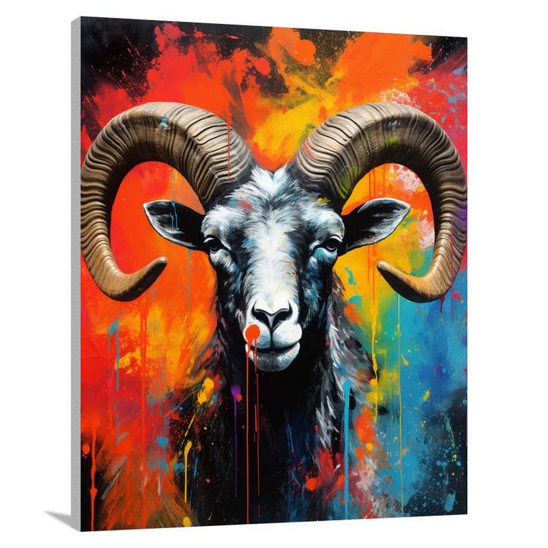 Aries Unleashed - Canvas Print