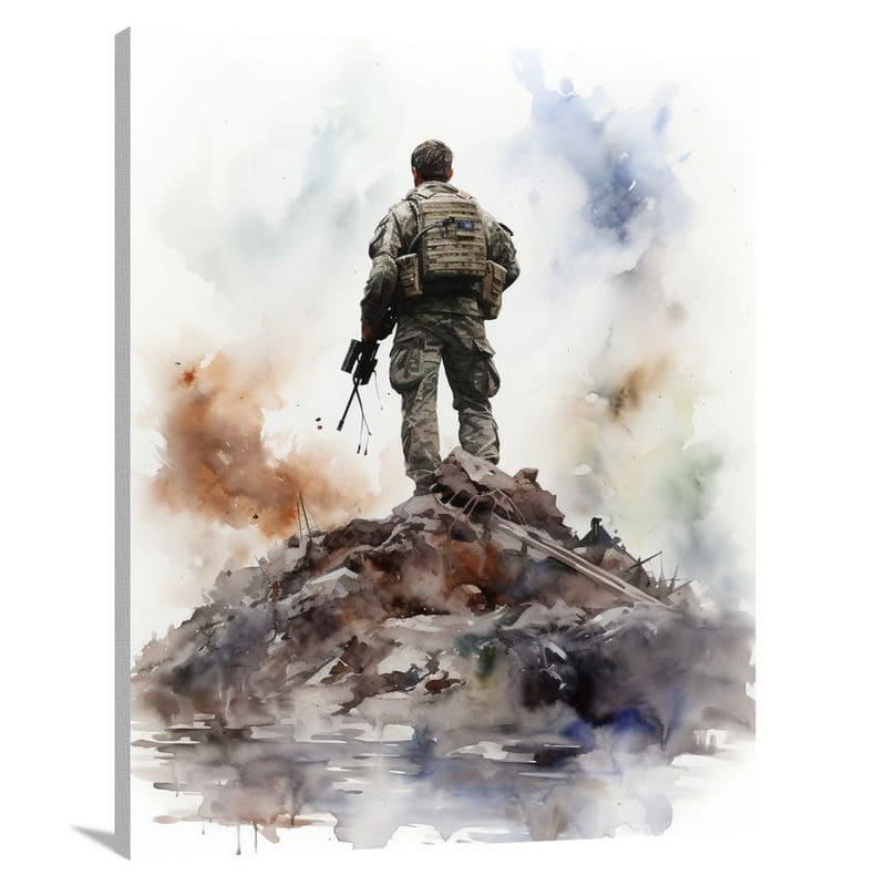 Army's Resilience - Canvas Print