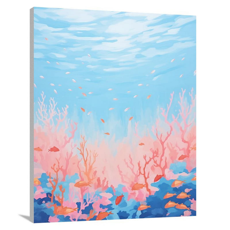 Aruba's Aquatic Symphony - Canvas Print