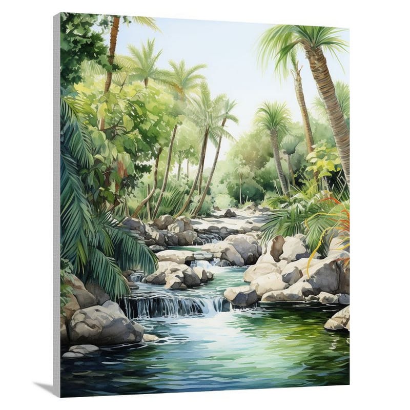 Aruba's Enchanted River - Canvas Print