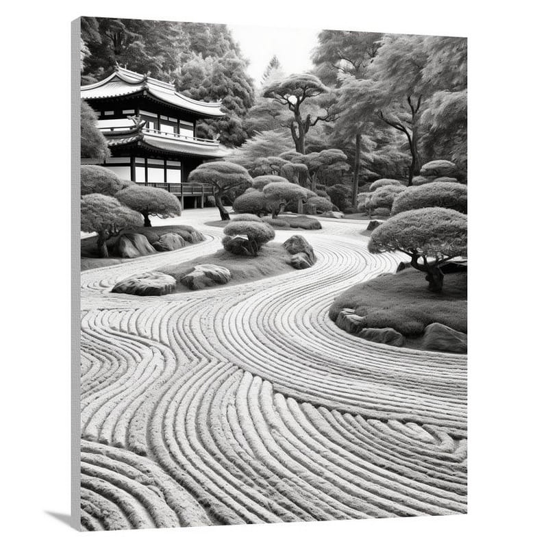 Asia's Tranquil Zen - Canvas Print
