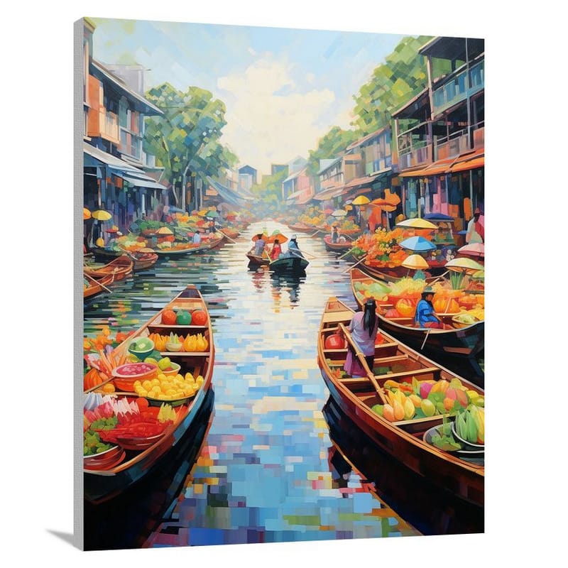 Asia's Vibrant Bounty - Canvas Print