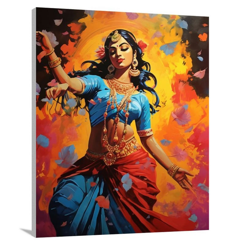 Asian Culture: A Dance of Grace and Passion - Canvas Print