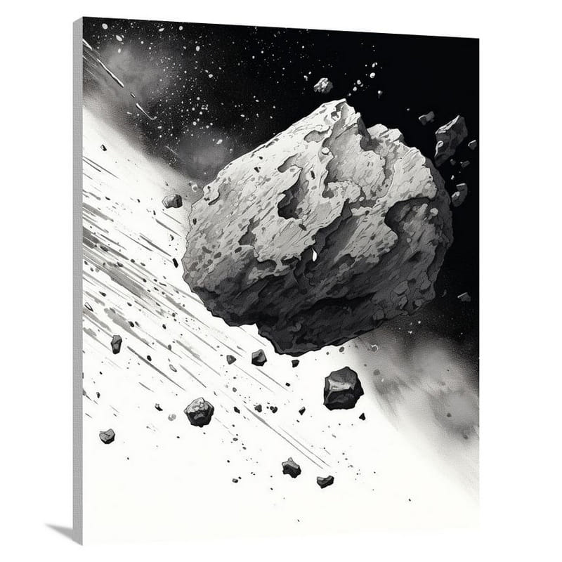 Asteroid Symphony - Canvas Print