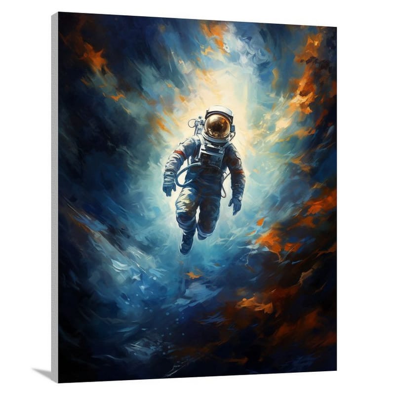 Astronaut's Nebula. - Canvas Print